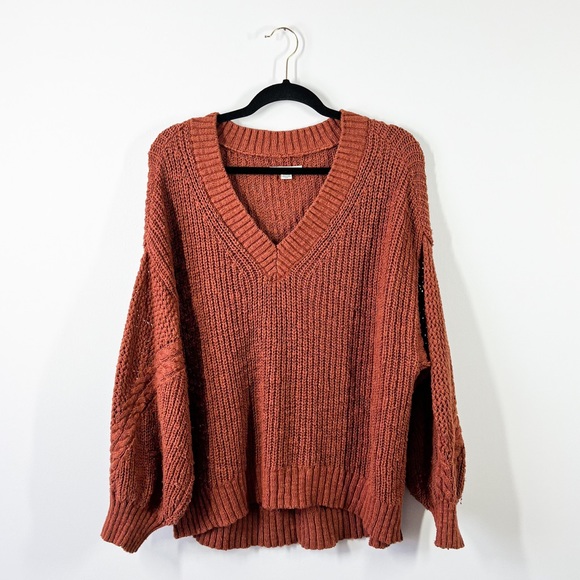 American Eagle Outfitters Sweaters - American Eagle burnt orange knit sweater